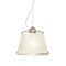 Besa Lighting Pica 9 Cord Pendant, White Sand, Satin Nickel Finish, 1x75W Incandescent 1KX-PIC9WH-SN - alternate 1